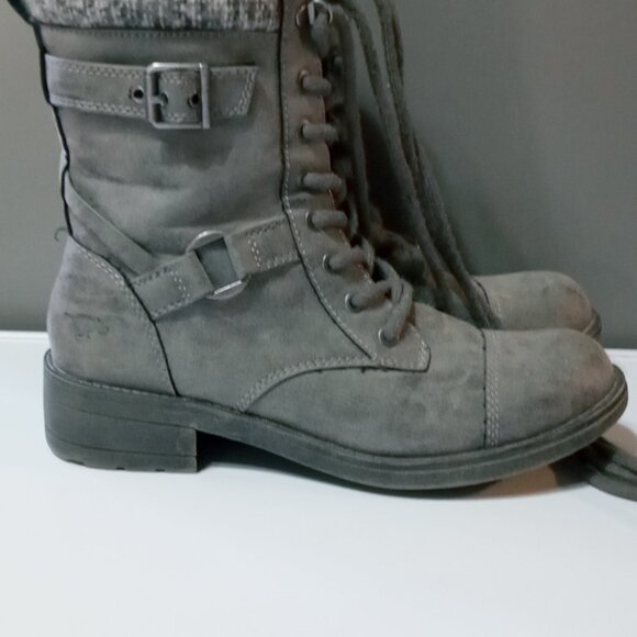 Rocket Dog Thunder Women's Gray Lace-up Boots Size 9 - Picture 9 of 9